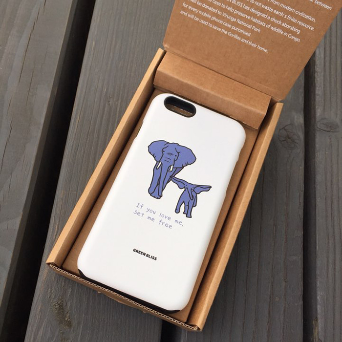 [Phone case] African elephant